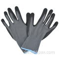 HESPAX 13G Polyester Nitril -Handschuhe sandiger Finish